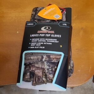 Mossy Oak Camouflage Ladies Gloves